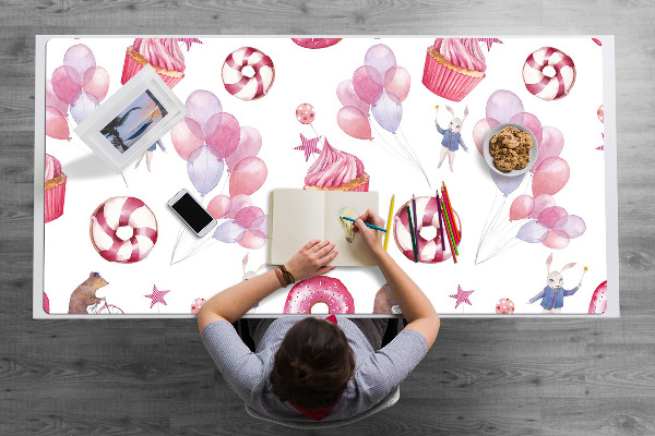 Protège bureau Bonbons et ballons
