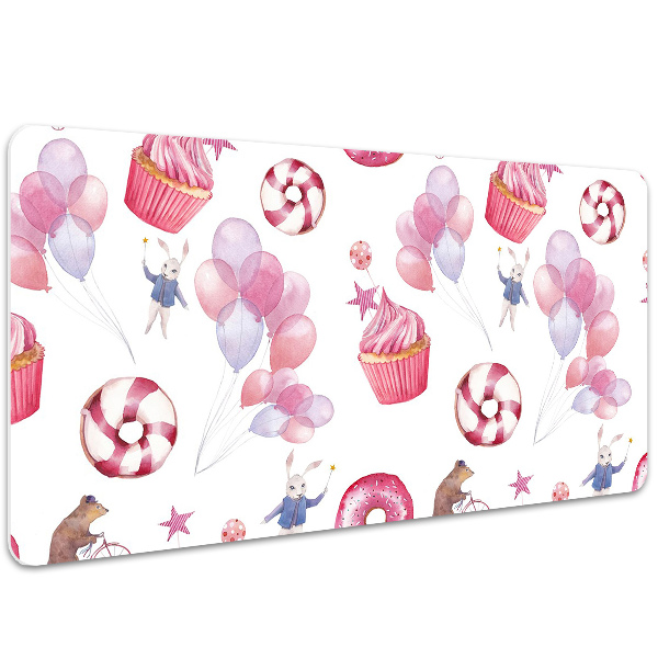 Protège bureau Bonbons et ballons