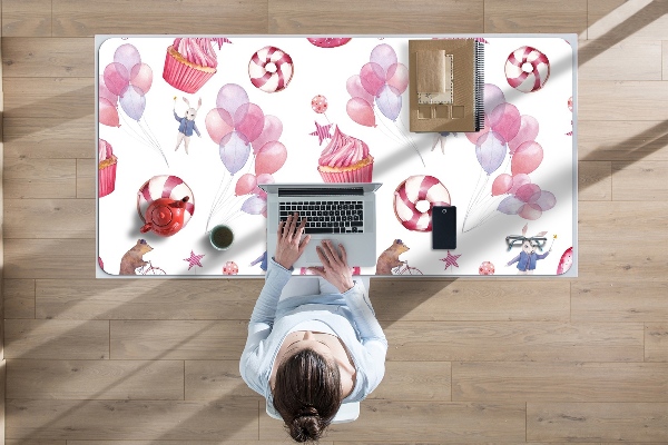 Protège bureau Bonbons et ballons