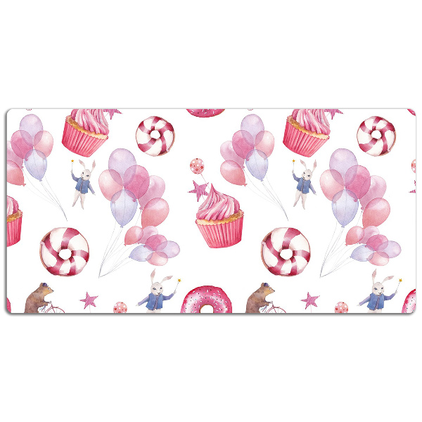 Protège bureau Bonbons et ballons
