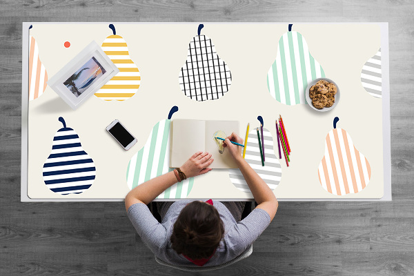 Sous main de bureau Poires