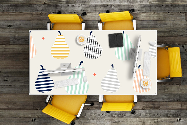 Sous main de bureau Poires
