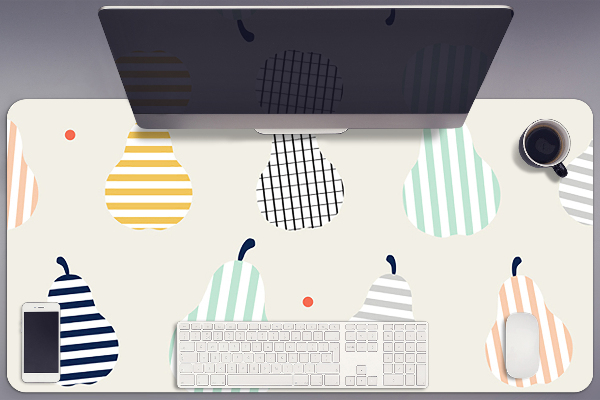 Sous main de bureau Poires