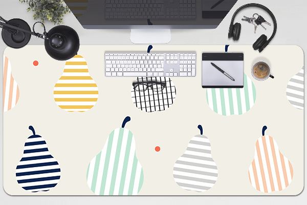 Sous main de bureau Poires