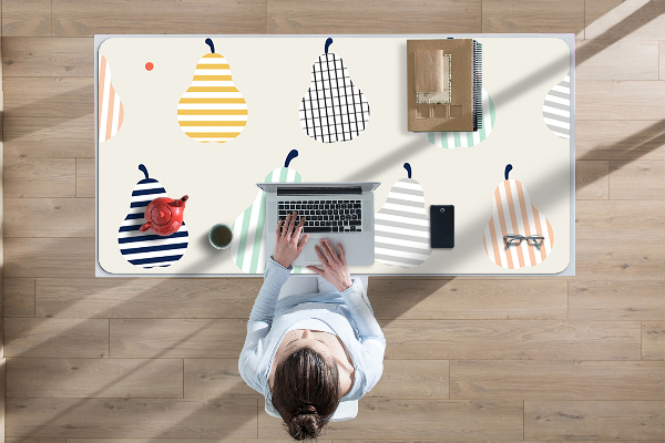 Sous main de bureau Poires