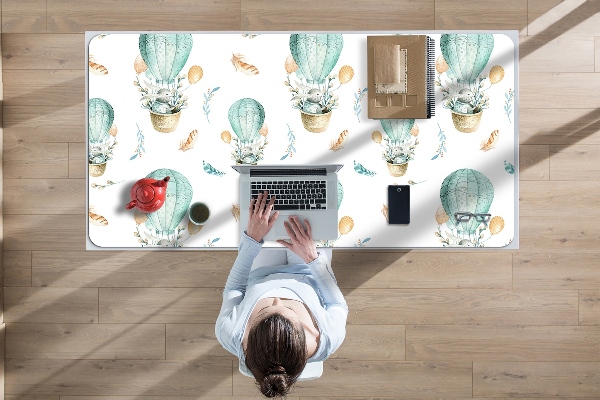 Sous-main bureau lapin
