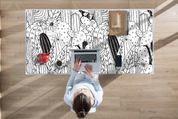 Sous-main bureau Cactus comique