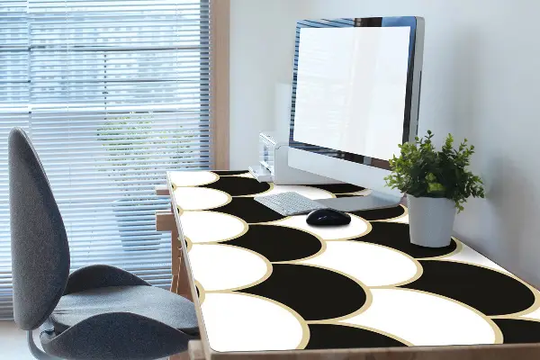 Sous main de bureau Des écailles de poisson