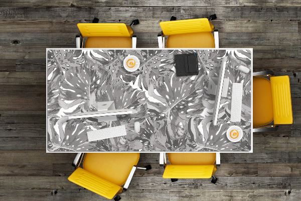 Tapis de bureau Feuilles grises