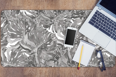 Tapis de bureau Feuilles grises