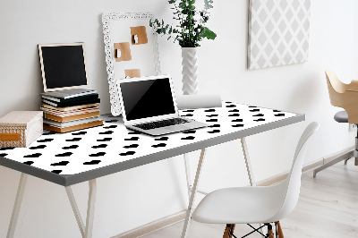 Tapis de bureau Coeurs Noirs