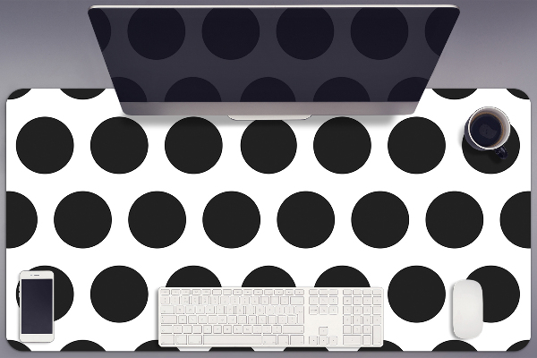 Sous-main bureau Motif de points