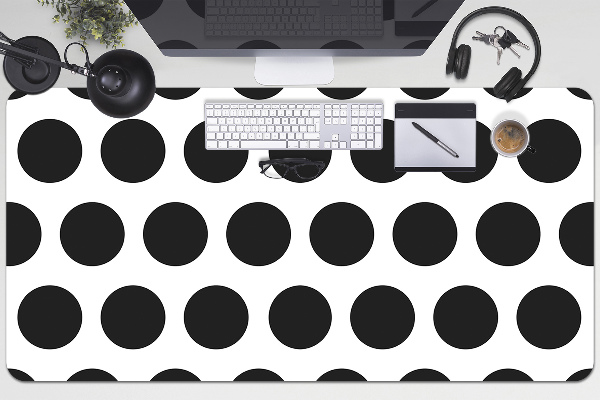 Sous-main bureau Motif de points