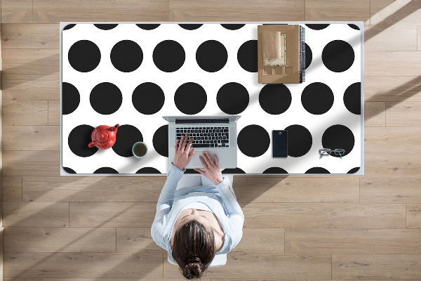 Sous-main bureau Motif de points