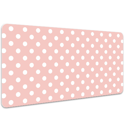 Tapis de bureau Points blancs