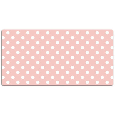 Tapis de bureau Points blancs