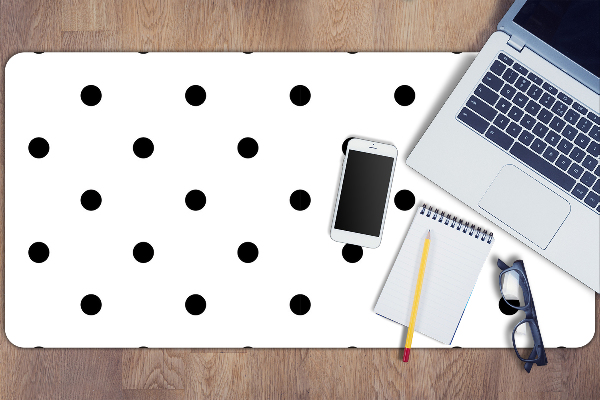 Sous main de bureau Points noirs
