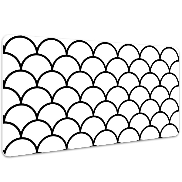 Sous-main bureau Motif de pétoncles