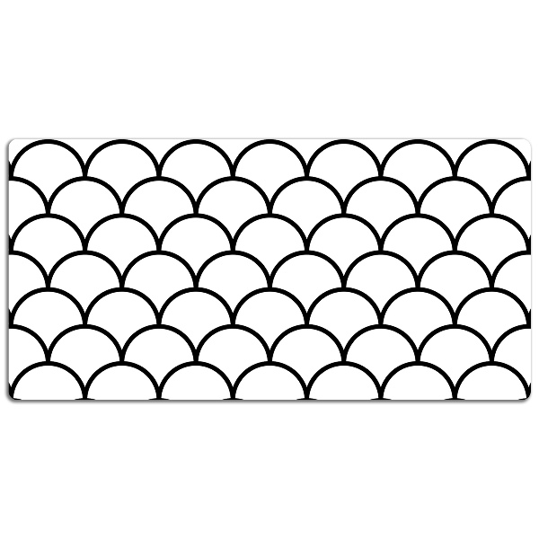 Sous-main bureau Motif de pétoncles