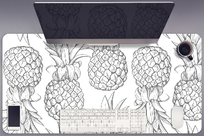 Sous-main bureau Motif dans les ananas