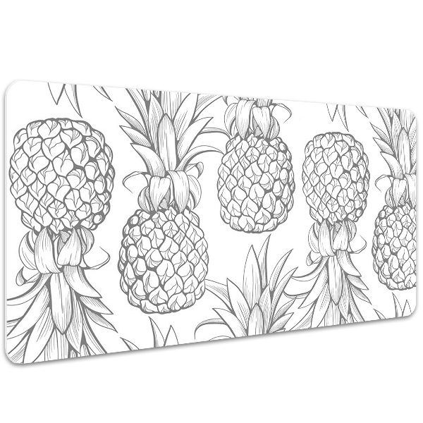 Sous-main bureau Motif dans les ananas
