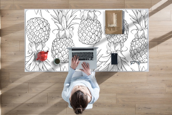 Sous-main bureau Motif dans les ananas