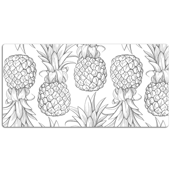 Sous-main bureau Motif dans les ananas