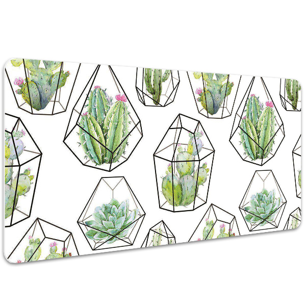 Protège bureau Cactus en solides