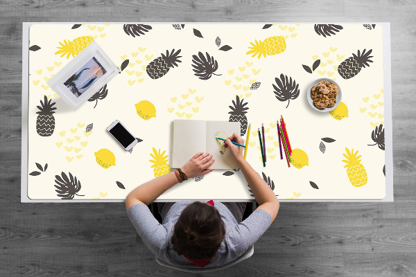 Sous main de bureau Ananas