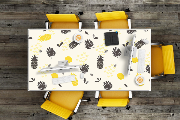 Sous main de bureau Ananas