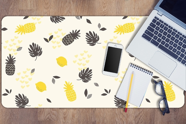 Sous main de bureau Ananas