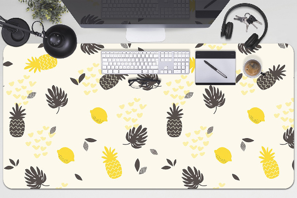 Sous main de bureau Ananas