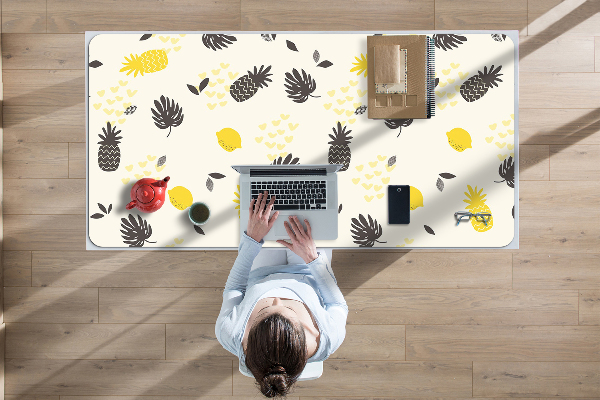 Sous main de bureau Ananas