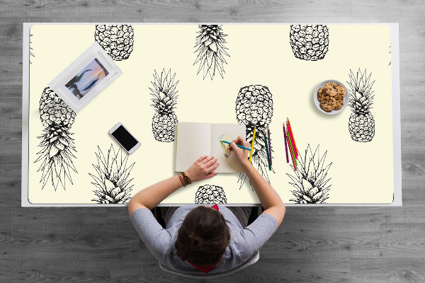 Tapis de bureau Motif d'ananas