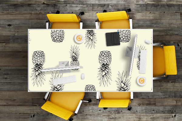Tapis de bureau Motif d'ananas