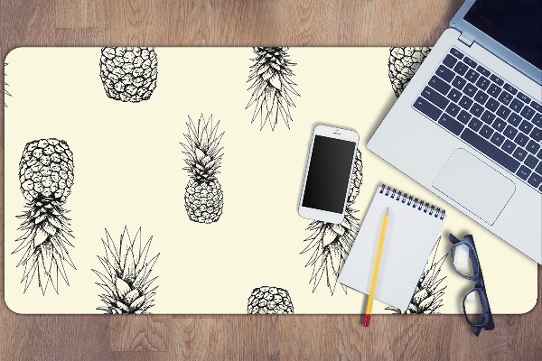 Tapis de bureau Motif d'ananas