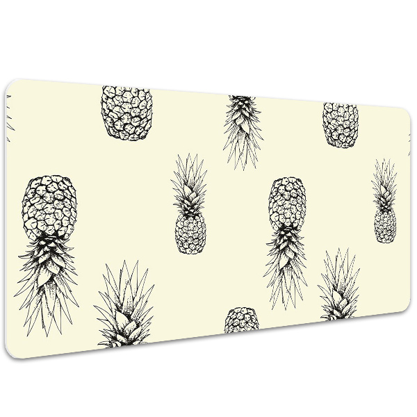 Tapis de bureau Motif d'ananas