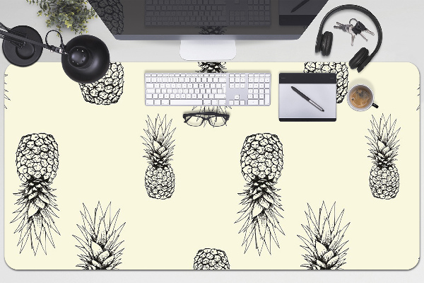 Tapis de bureau Motif d'ananas