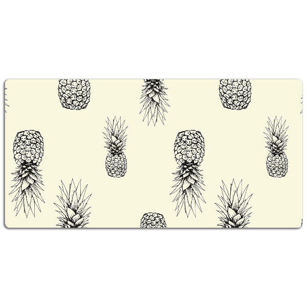 Tapis de bureau Motif d'ananas