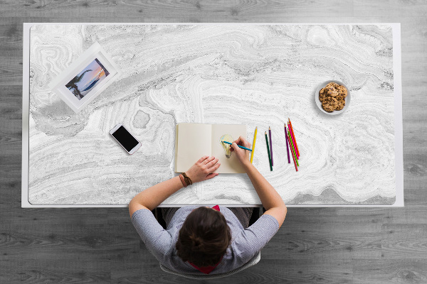 Sous main de bureau Modèle de pierre