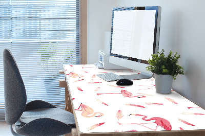 Tapis de bureau Troupeau de flamants