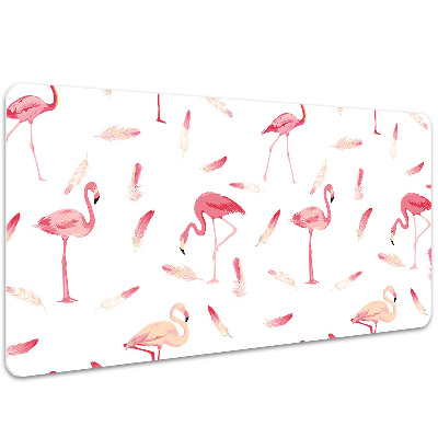 Tapis de bureau Troupeau de flamants