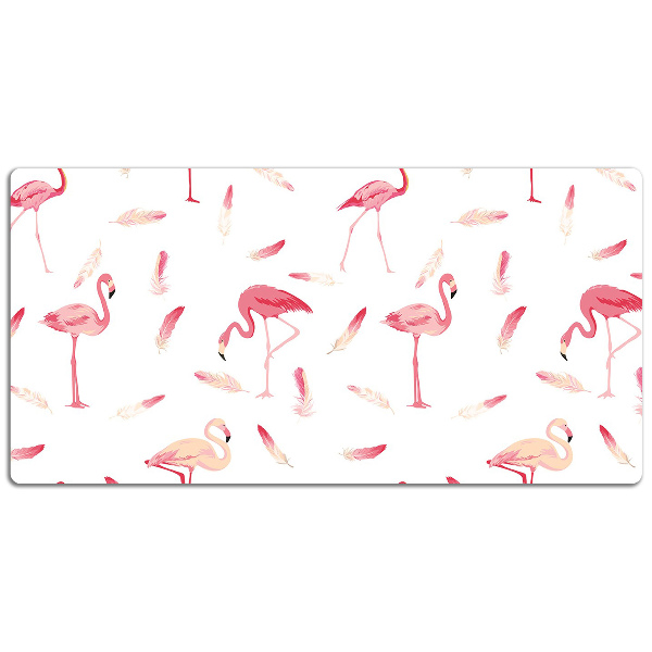 Tapis de bureau Troupeau de flamants