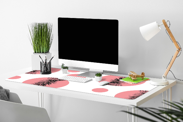 Sous main de bureau Ananas rose