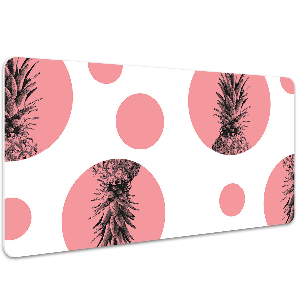 Sous main de bureau Ananas rose