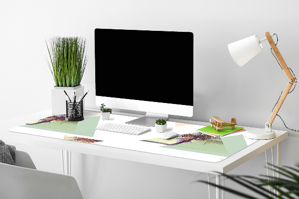 Sous-main bureau Palmiers en triangles
