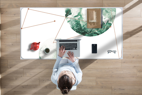 Sous-main bureau Lunes de marbre