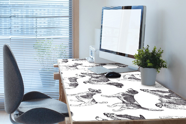 Sous main de bureau Modèle de chien