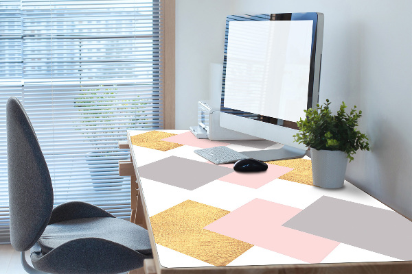 Sous-main bureau Diamants colorés