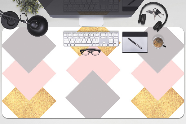 Sous-main bureau Diamants colorés